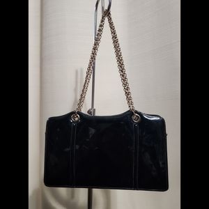 VTG Faux Patent Leather Bag